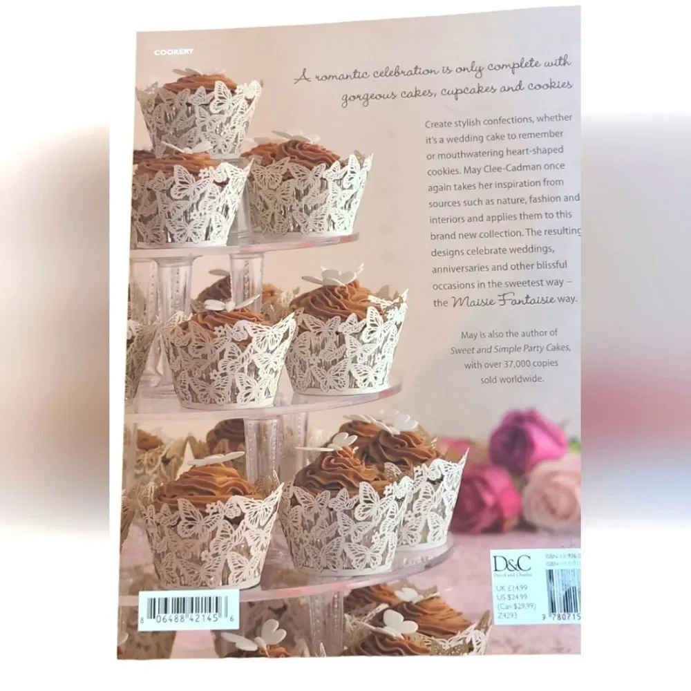 Cake Cookbook For Romantic Occasions Hardbound Beautifully‎ Illustrated